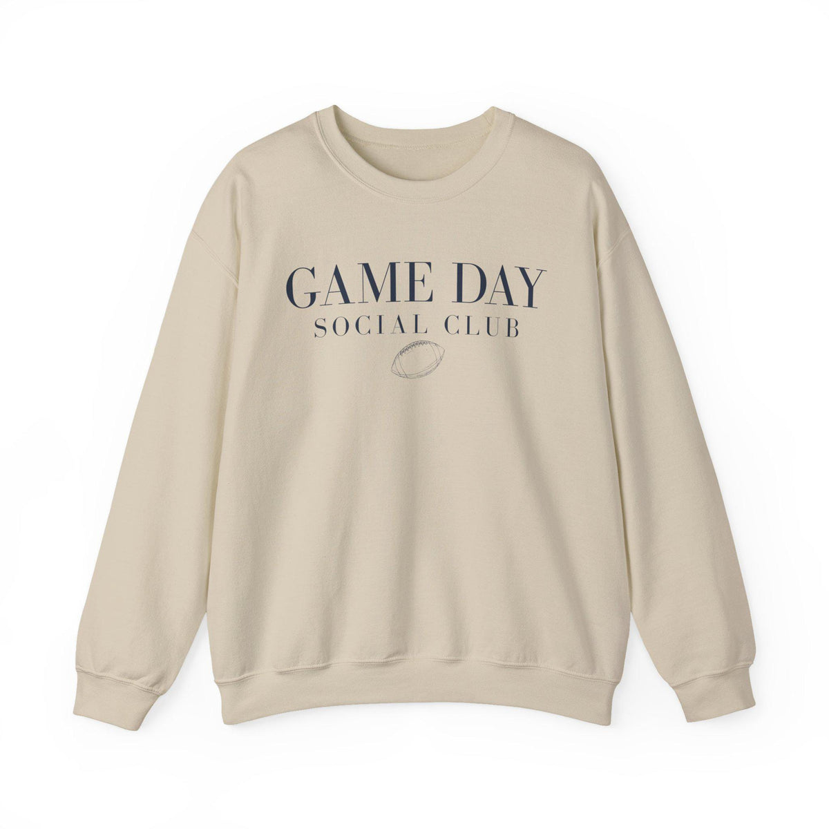 Game Day Social Club Sweatshirt, Cozy Football Crewneck, Football Mom Gift