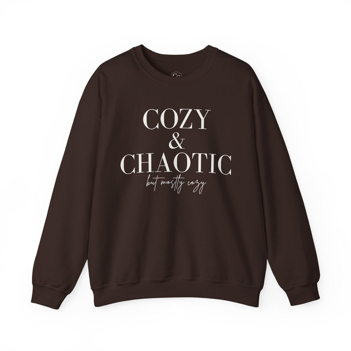 Cozy & Chaotic Crewneck Sweatshirt, Funny Mom Gift, Comfy Fall Pullover, Gift for Her