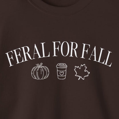 Feral for Fall Sweatshirt | Cozy Fall Crewneck
