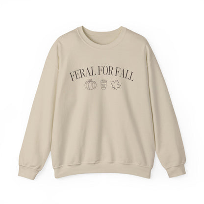 Feral for Fall Sweatshirt | Cozy Fall Crewneck