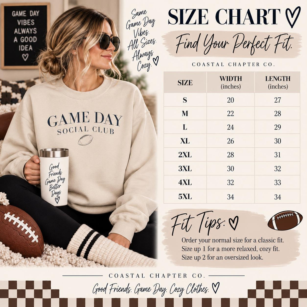Game Day Social Club Sweatshirt, Cozy Football Crewneck, Football Mom Gift