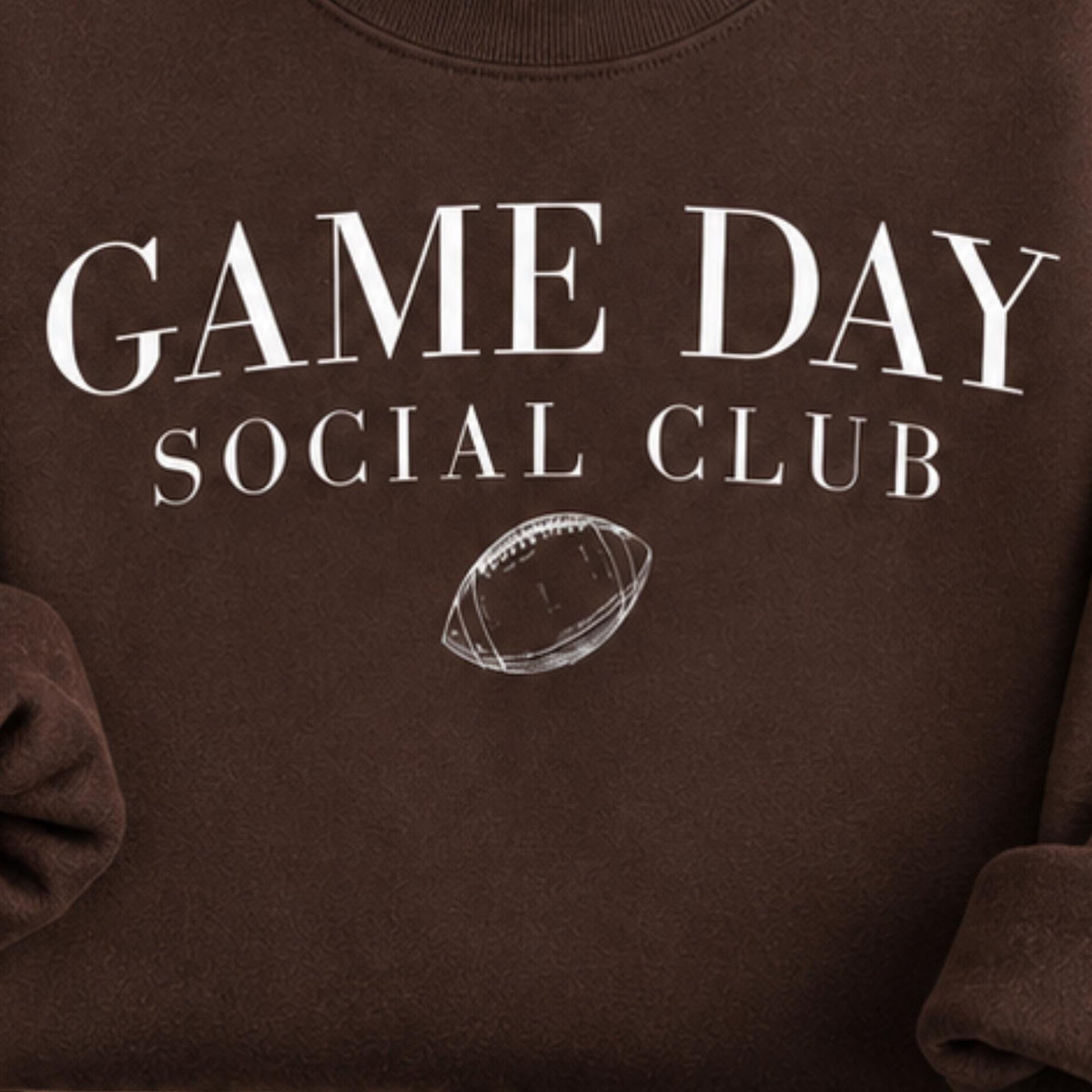 Game Day Social Club Sweatshirt, Cozy Football Crewneck, Football Mom Gift